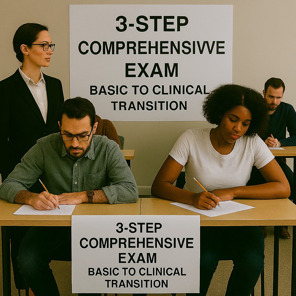 آزمون 3 مرحله‌ای جامع کارشناسی به پزشکی